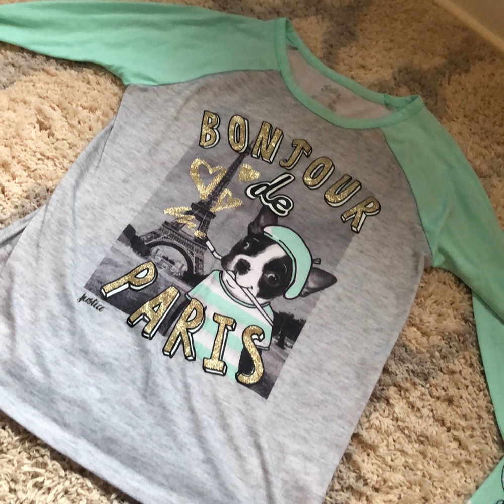 Justice pajama shirt